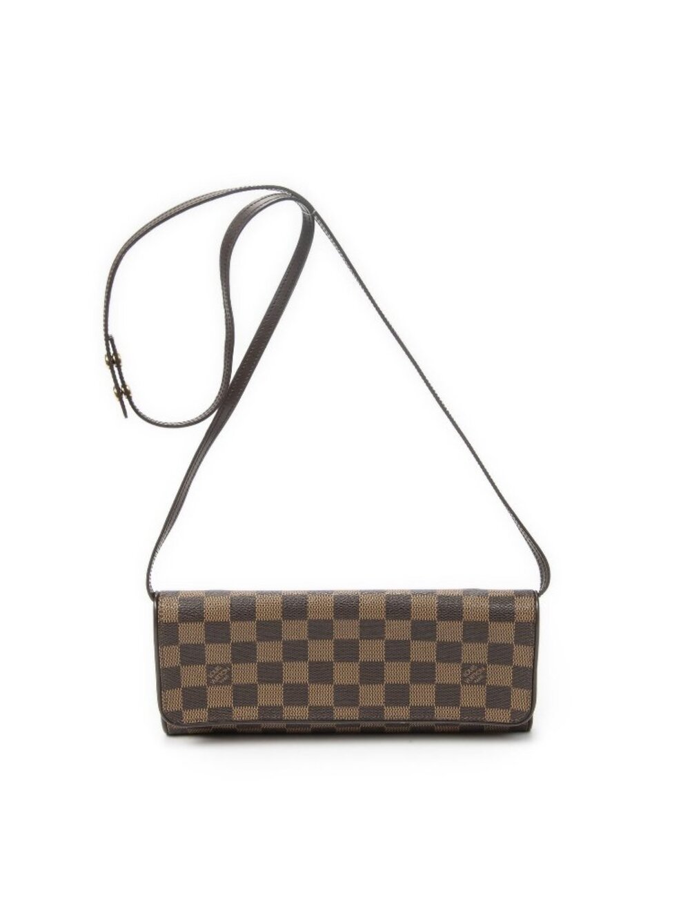 Louis Vuitton Twin Brown Damier Ebene Shoulder Bag
